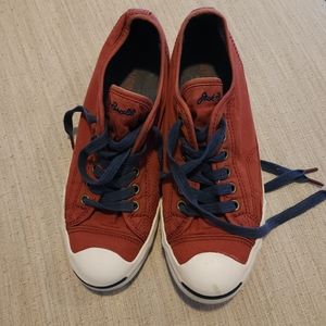 Converse Jack Purcell Red canvas shoes men's 6